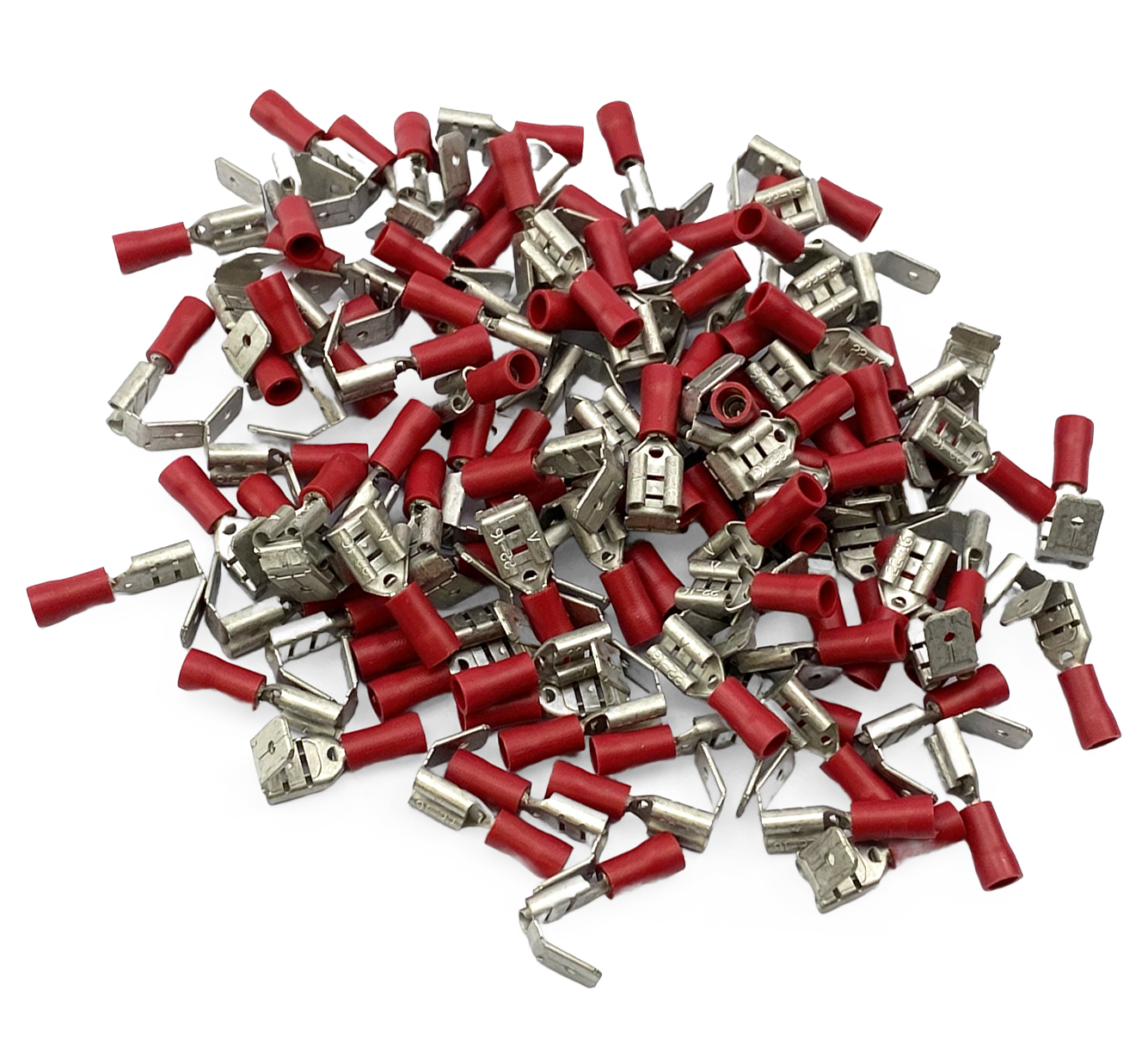 TERMINAL RED PIGGY BACK SPADE, PACK OF 100 / WT55 thumbnail 3