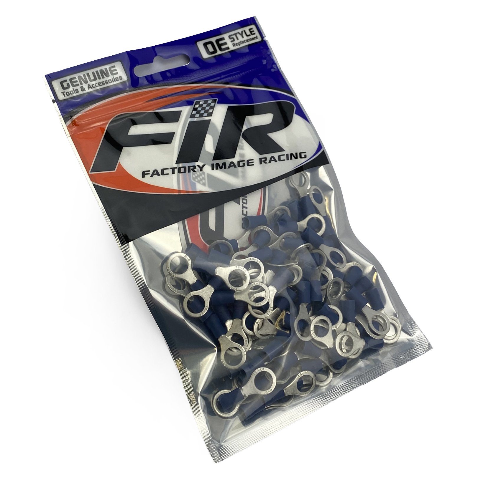 TERMINAL BLUE 8mm RING PK100, PACK OF 100 / thumbnail 2