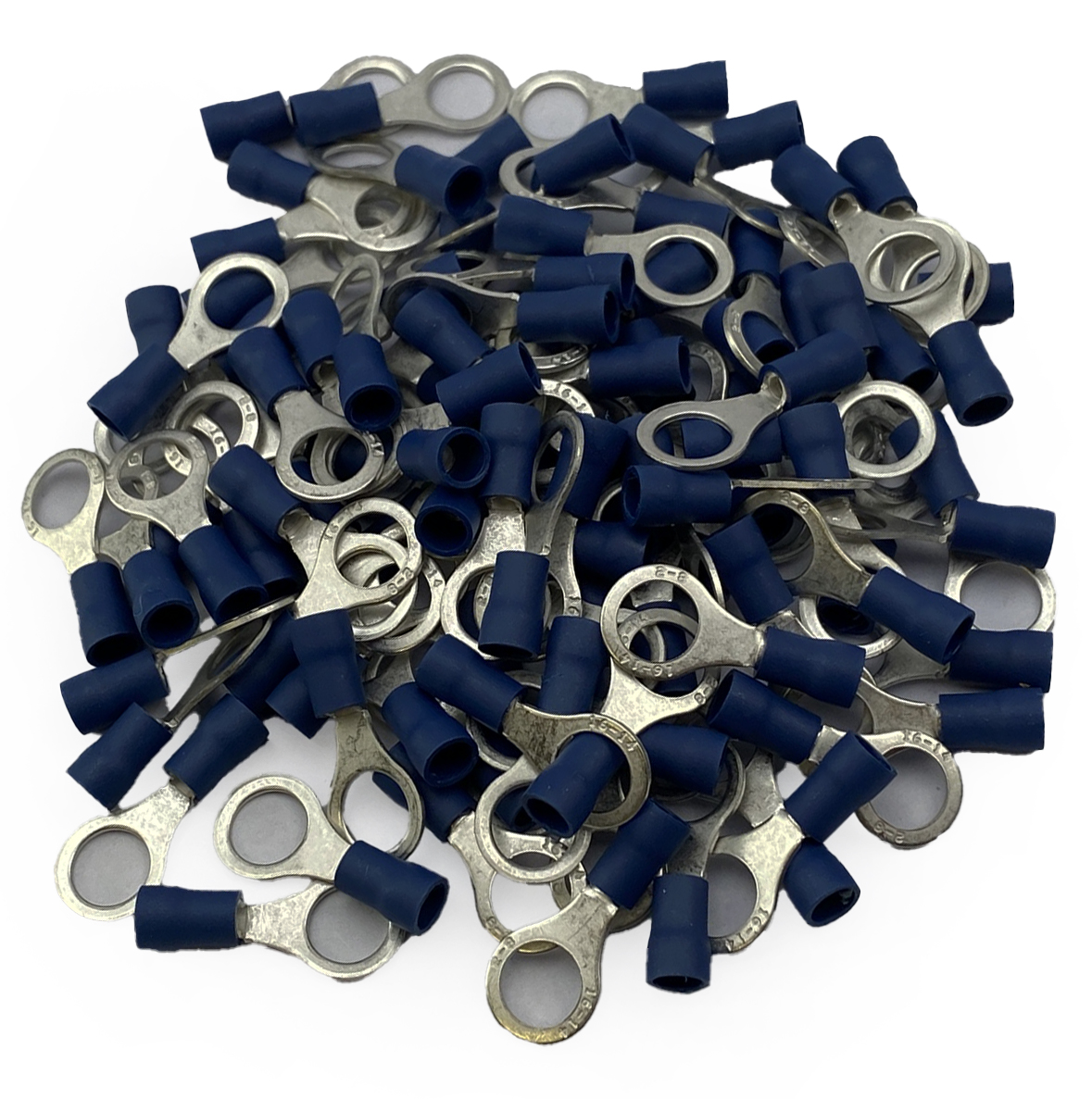 TERMINAL BLUE 8mm RING PK100, PACK OF 100 / thumbnail 3