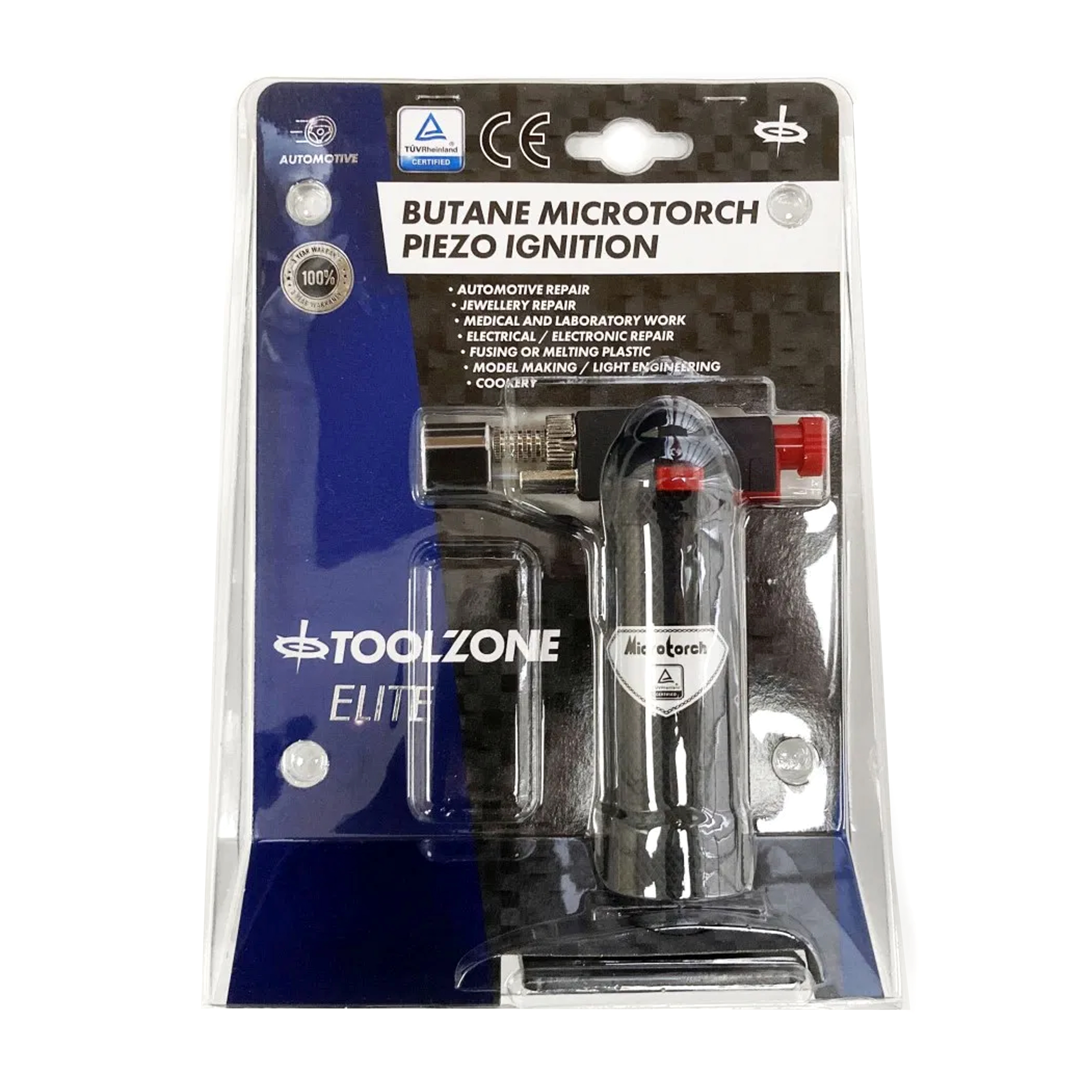 BUTANE MICROTORCH PIEZO IGNITION - TOOLZONE KDPHB289 thumbnail 3