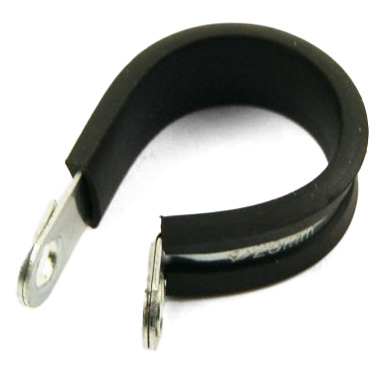25mm RUBBER LINED P-CLIPS