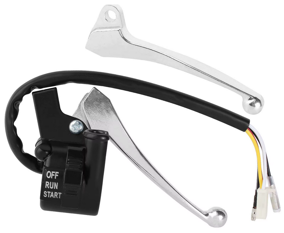 THROTTLE CASE LEVERS & SWITCH YAMAHA PW50 3PT-82920-00-00 RIGHT image 1