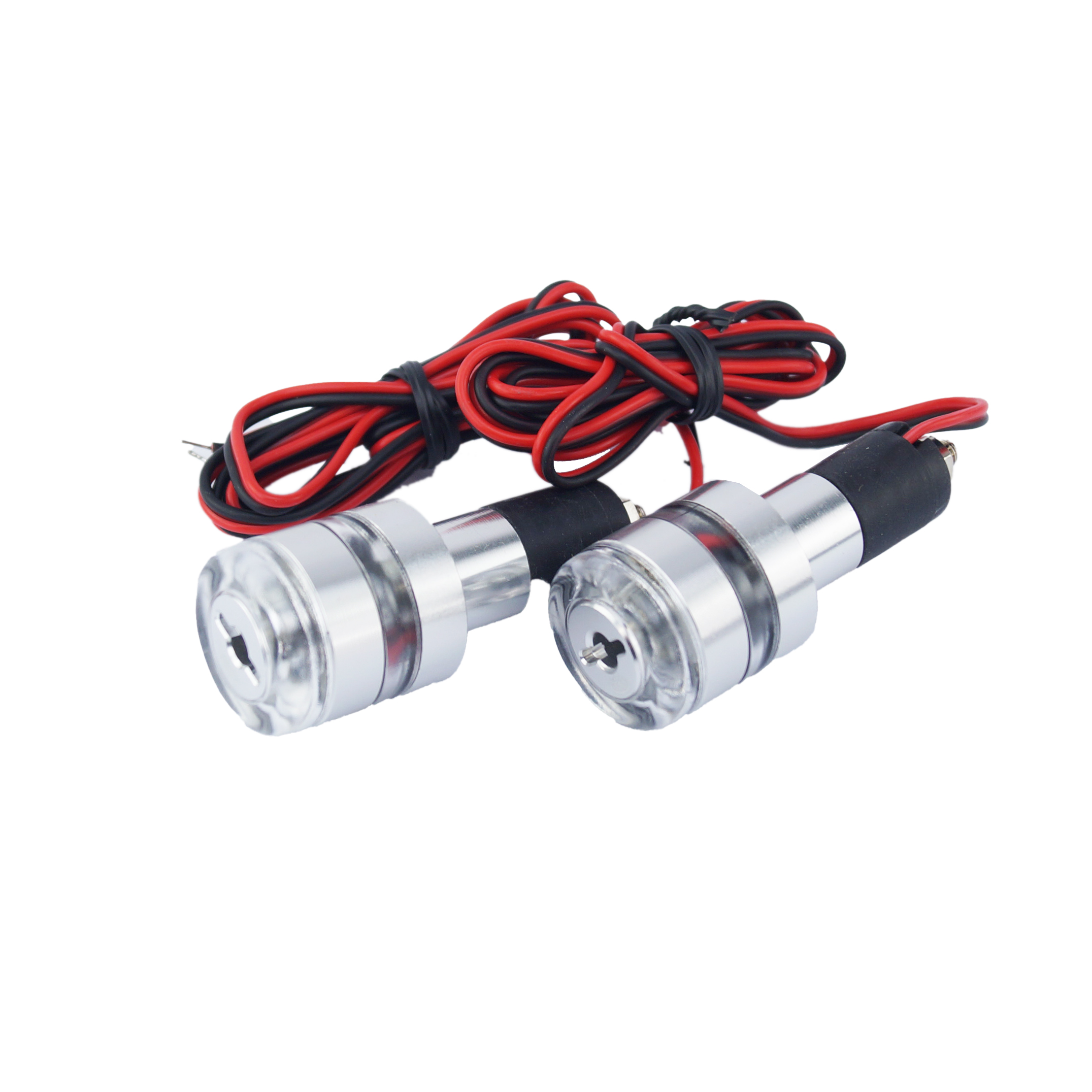 BAR END LED LIGHT SILVER KS15-1000