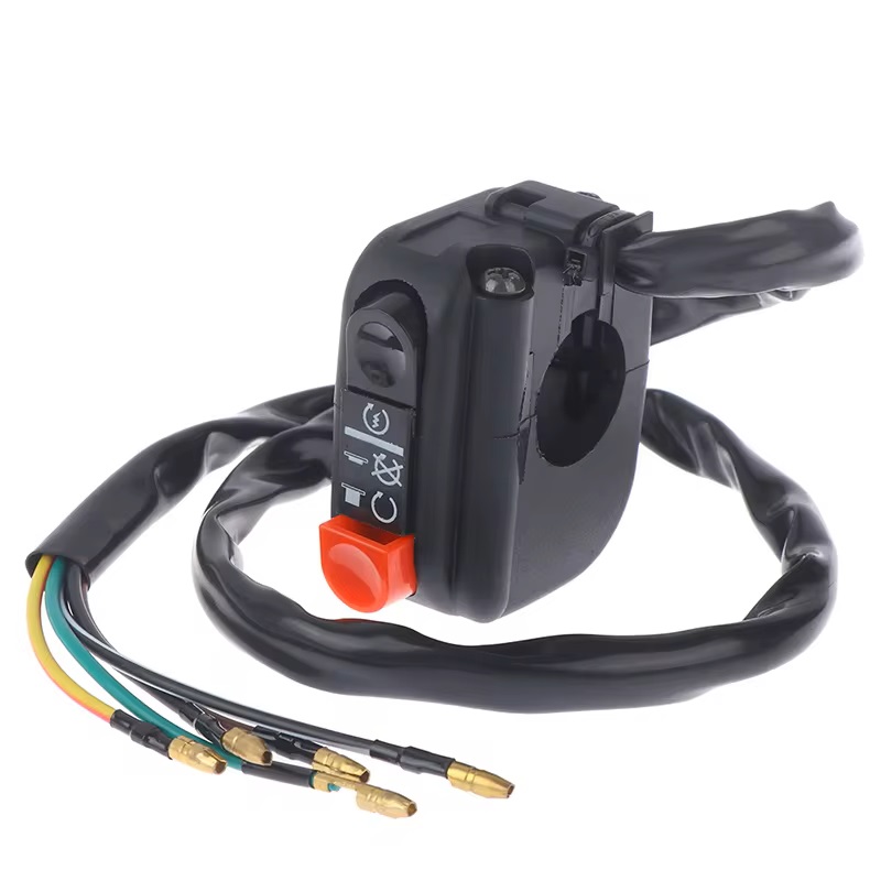SWITCH RIGHT UNIVERSAL 5 WIRES START KILL BUTTON thumbnail 2