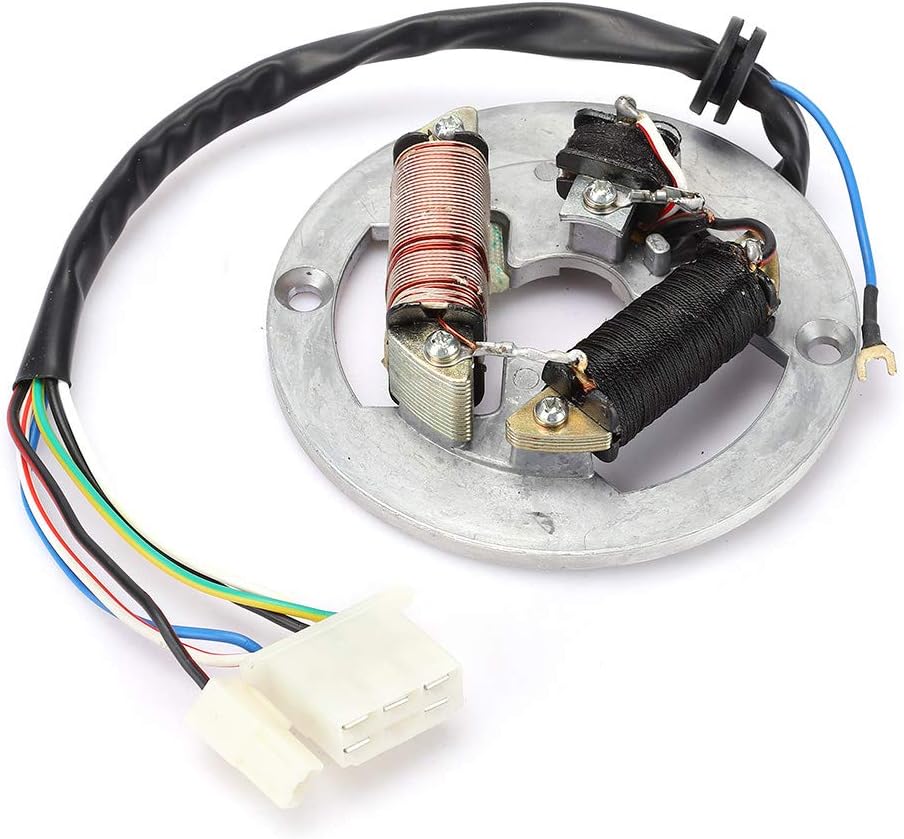 STATOR COIL YAMAHA PW80 2-COIL IGNITION COIL WITH PLATE NOT 2003 MODEL image 1