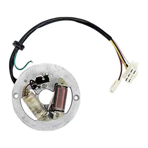 STATOR COIL YAMAHA PW80 2-COIL IGNITION COIL WITH PLATE NOT 2003 MODEL thumbnail 2