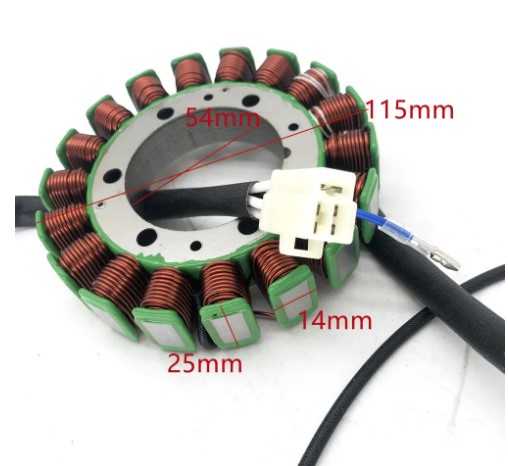 STATOR COIL YAMAHA 1998 XV500 VIRAGO 1991-1994 XVS400 VIRAGO 2GV-81410-20-00 thumbnail 2
