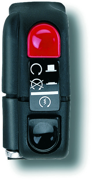 LIGHT SWITCH UNIVERSAL BLACK, DOMINO 0351AB.9A.04-00