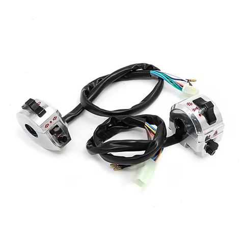 HANDLEBAR SWITCH SET RH & LH CONTROLS CAFE RACER CLASSIC image 1
