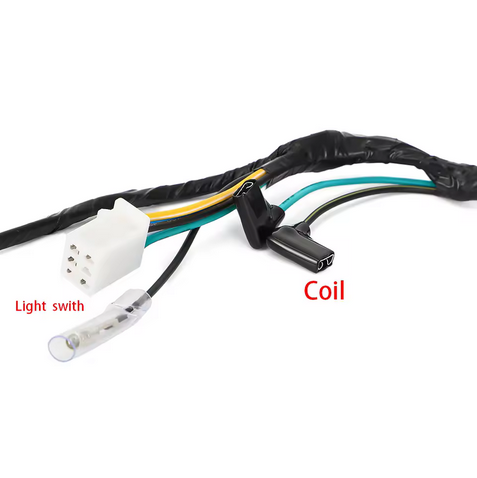 WIRING HARNESS STATOR LIGHT CDI CONNECTOR HONDA ATC 250 R 1986 32100-HB9-000 thumbnail 5