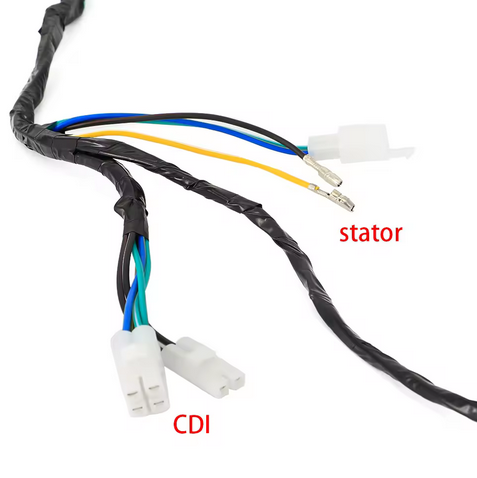 WIRING HARNESS STATOR LIGHT CDI CONNECTOR HONDA ATC 250 R 1986 32100-HB9-000 thumbnail 6