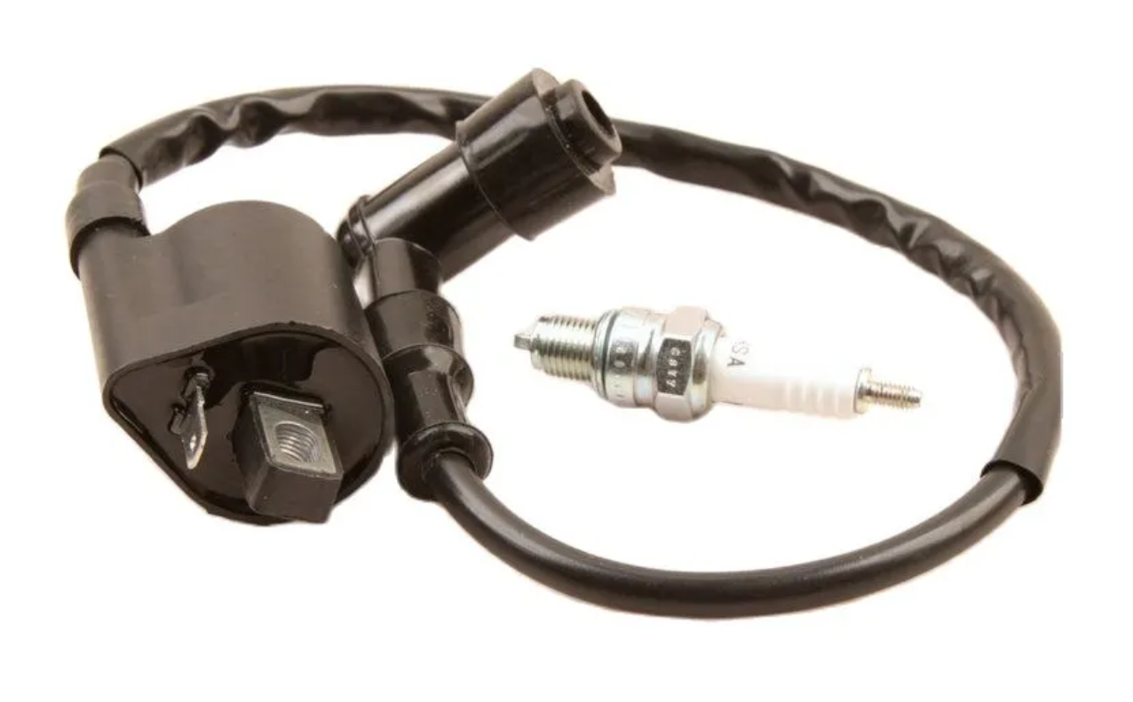 IGNITION COIL + SPARK PLUG YAMAHA TTR 50 90E ET M 125 110 1P6-H2310-00-00 thumbnail 3