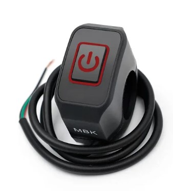 SWITCH WITH LED RED DISPLAY WATERPROOF HEADLIGHT HORN ON OFF LAMP image 1