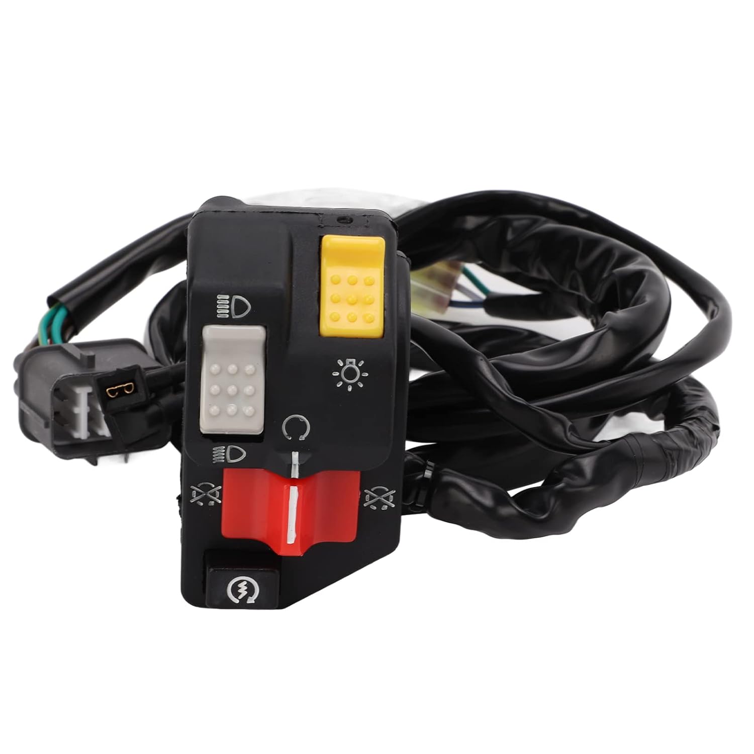 LEFT HANDLEBAR SWITCH 06 HONDA RANCHER TRX FM TM 350 START KILL STOP HEADLIGHT 35200-HN5-N03 image 1