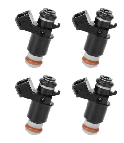 FUEL INJECTOR PACK 4 2005-2006 KAWASAKI NINJA ZX-6R ZX-6RR 49033-0009 image 1