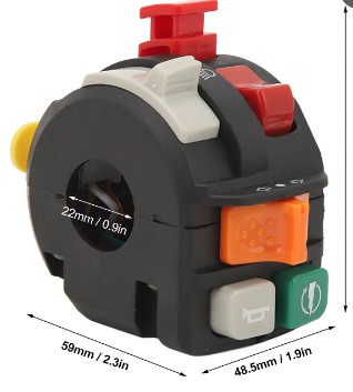 MULTIFUNCTIONAL SWITCHES HORN HEADLIGHT TURN SIGNAL ELECTRIC START BUTTON thumbnail 2