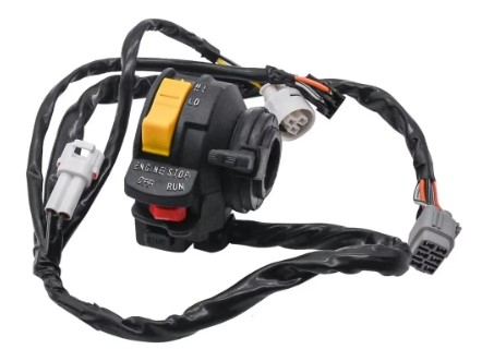LEFT HANDLEBAR START SWITCH LIGHT ON OFF 2003-04 SUZUKI LTZ400 KAWASAKI KFX400 37400-07G90 image 1