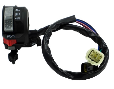 LEFT HANDLEBAR SWITCH START OFF HEADLIGHT YAMAHA RAPTOR 350 660R 5LP-83973-01-00 thumbnail 2