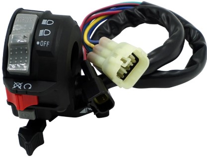 LEFT HANDLEBAR SWITCH START OFF HEADLIGHT YAMAHA RAPTOR 350 660R 5LP-83973-01-00 thumbnail 3