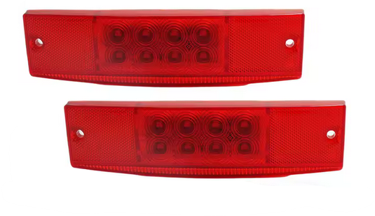 2Pcs RED LED TAIL BRAKE LIGHST POLARIS RANGER 400 500 570 2411450 image 1