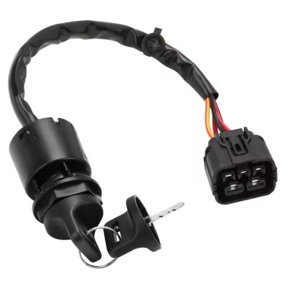 IGNITION SWITCH WITH KEY 2014-2022 HONDA UTV PIONEER 700 SXS700M2 SXS700M4 35100-HL3-A01 image 1