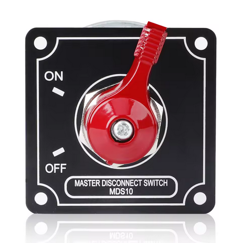 4 POLE BATTERY ISOLATOR SWITCH 12V 250AMP MOTORSPORT KILL SWITCH image 1