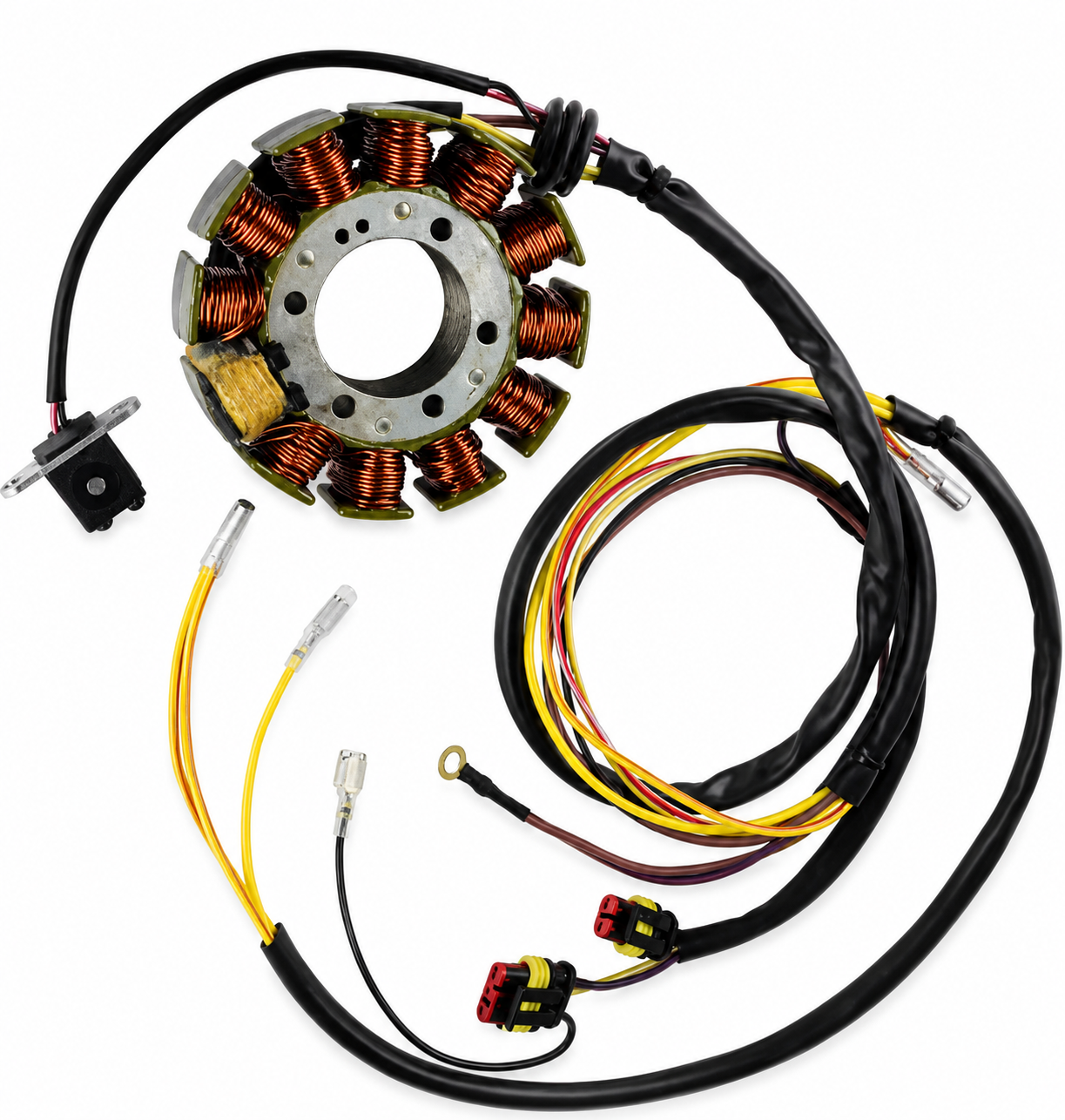 STATOR COIL 02-14 POLARIS HAWKEYE SPORTSMAN ATP SCRAMBLER 400 450 500 700 NON EFI 4010709 image 1