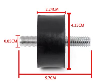 MOUNT MOTOR OD 48mm 3024012 3110046, FRONT Polaris Sportsman 335 400 450 500 700 800 BRONCO AT-09654 thumbnail 2
