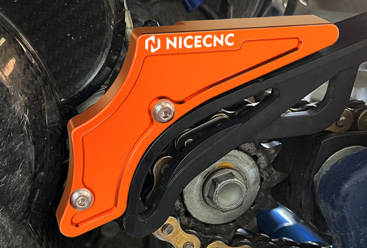 CASE SAVER 2T ORANGE BILLET ALUMINUM 2017-2023 KTM HUSQVARNA GASGAS 250 300 thumbnail 3