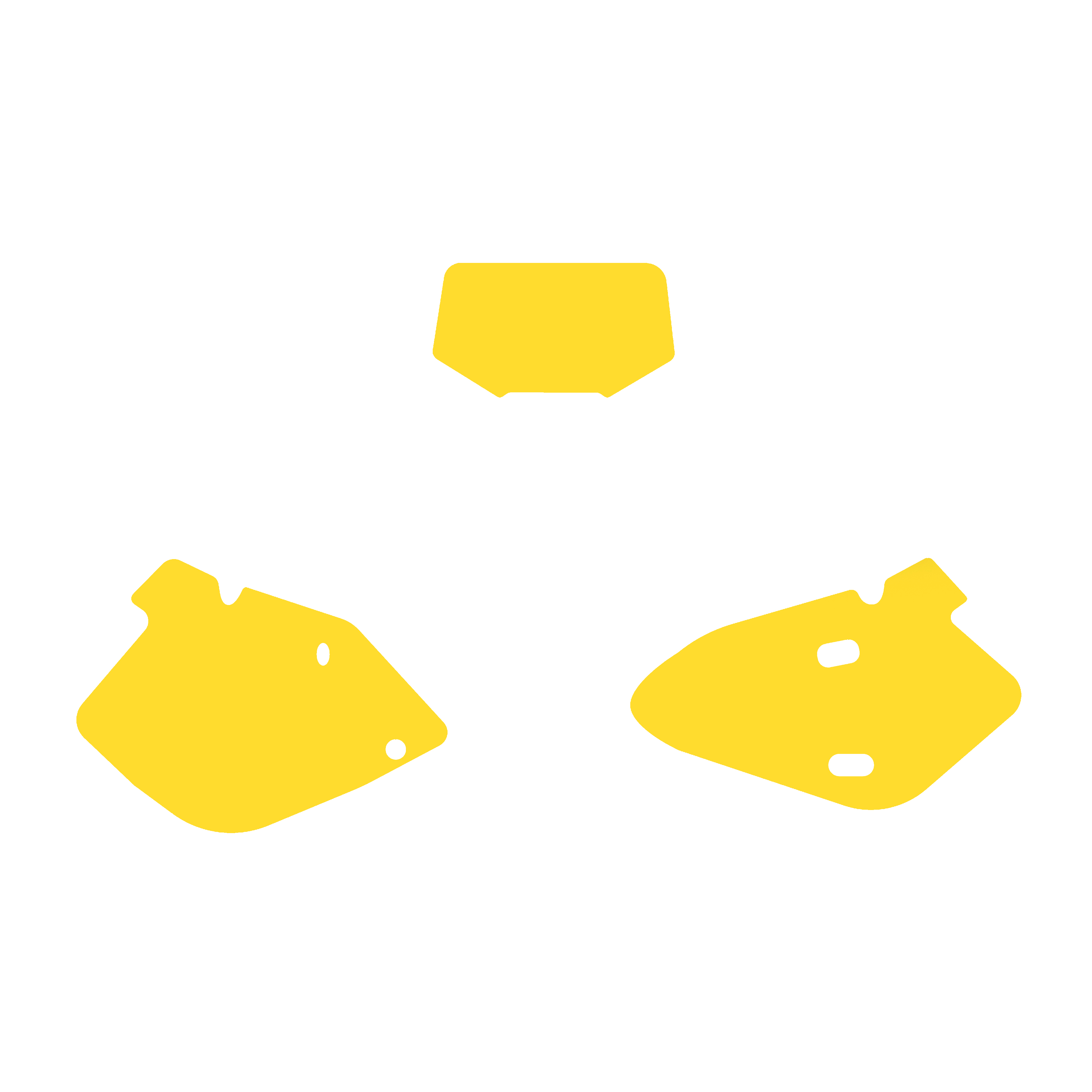 00-09 XR650 BACKGROUNDS YELLOW, BLACKBIRD 3113/40, BB3113/40 image 1