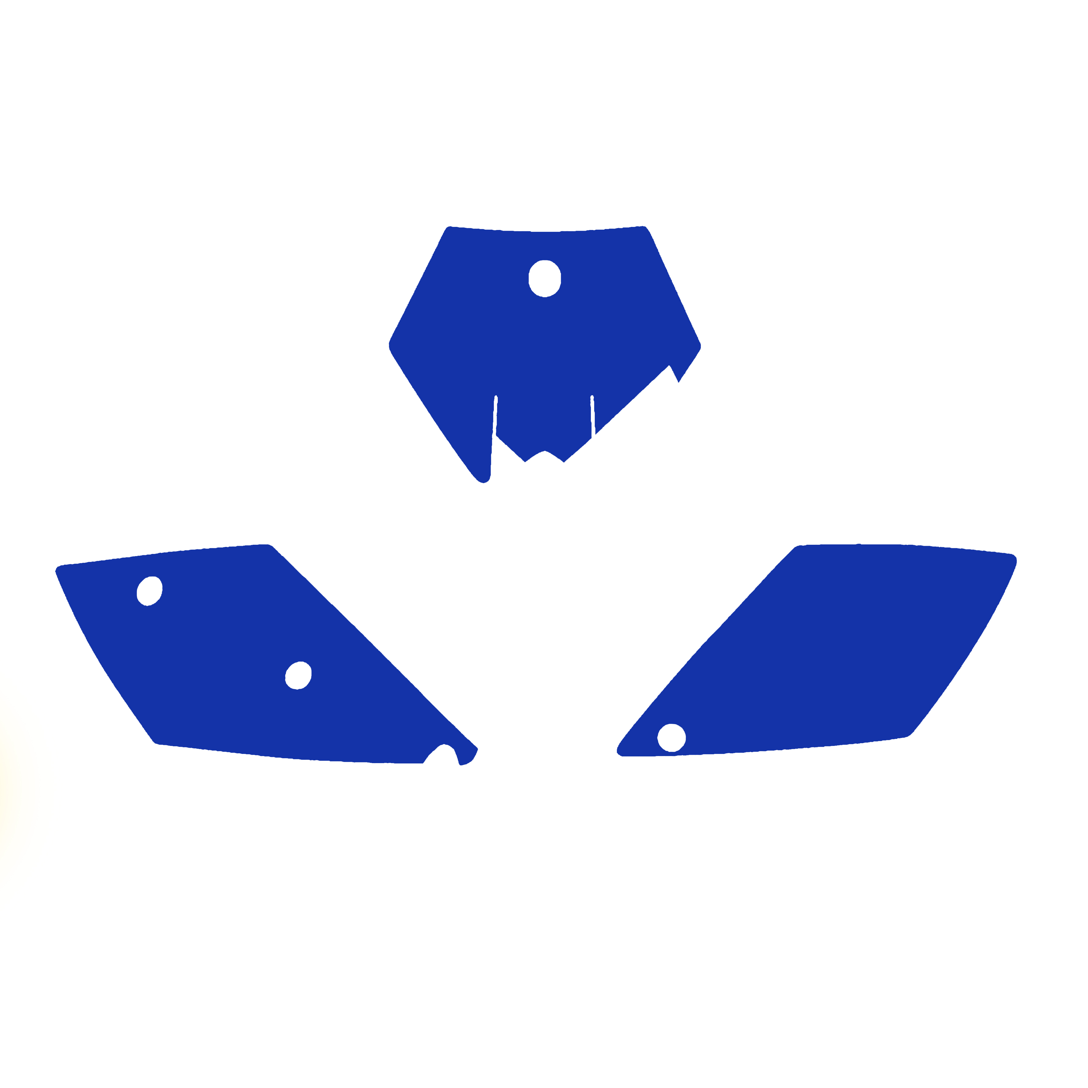 03-06 KTM200/250/450, SX 125/525 04-06, BLUE BACKGROUNDS, BLACKBIRD 3509/70 image 1