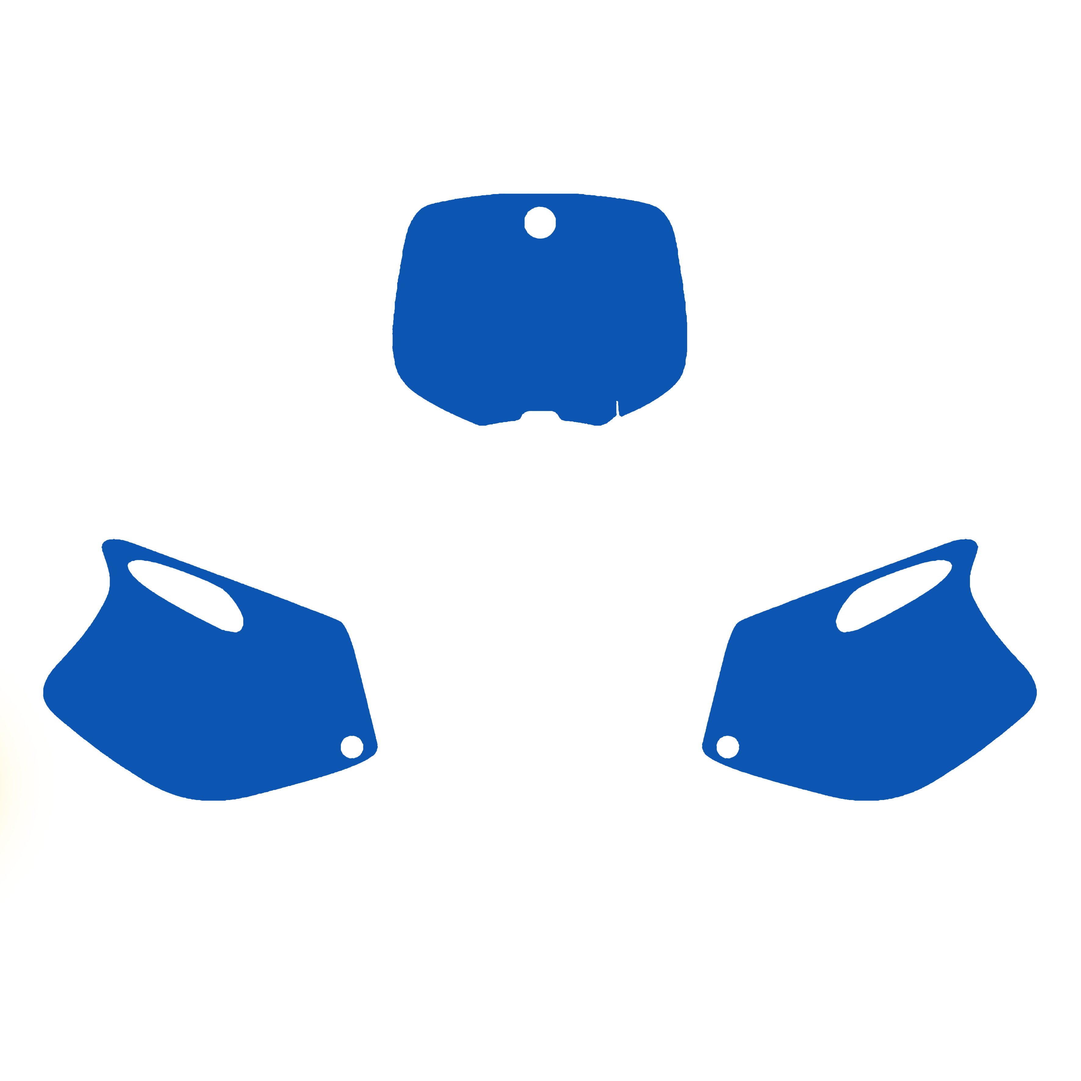 93-97 KTM SX BLUE BACKGROUNDS, BLACKBIRD 3501/70 image 1