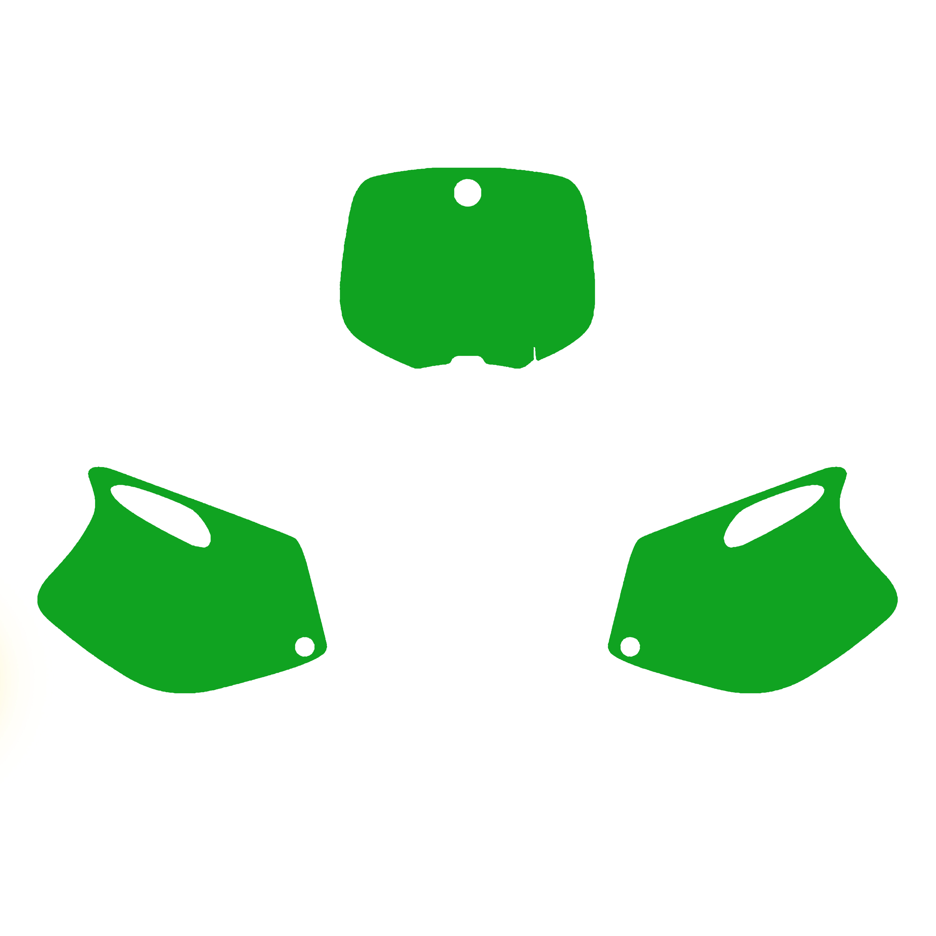 93-97 KTM SX GREEN BACKGROUNDS, BLACKBIRD 3501/30 image 1