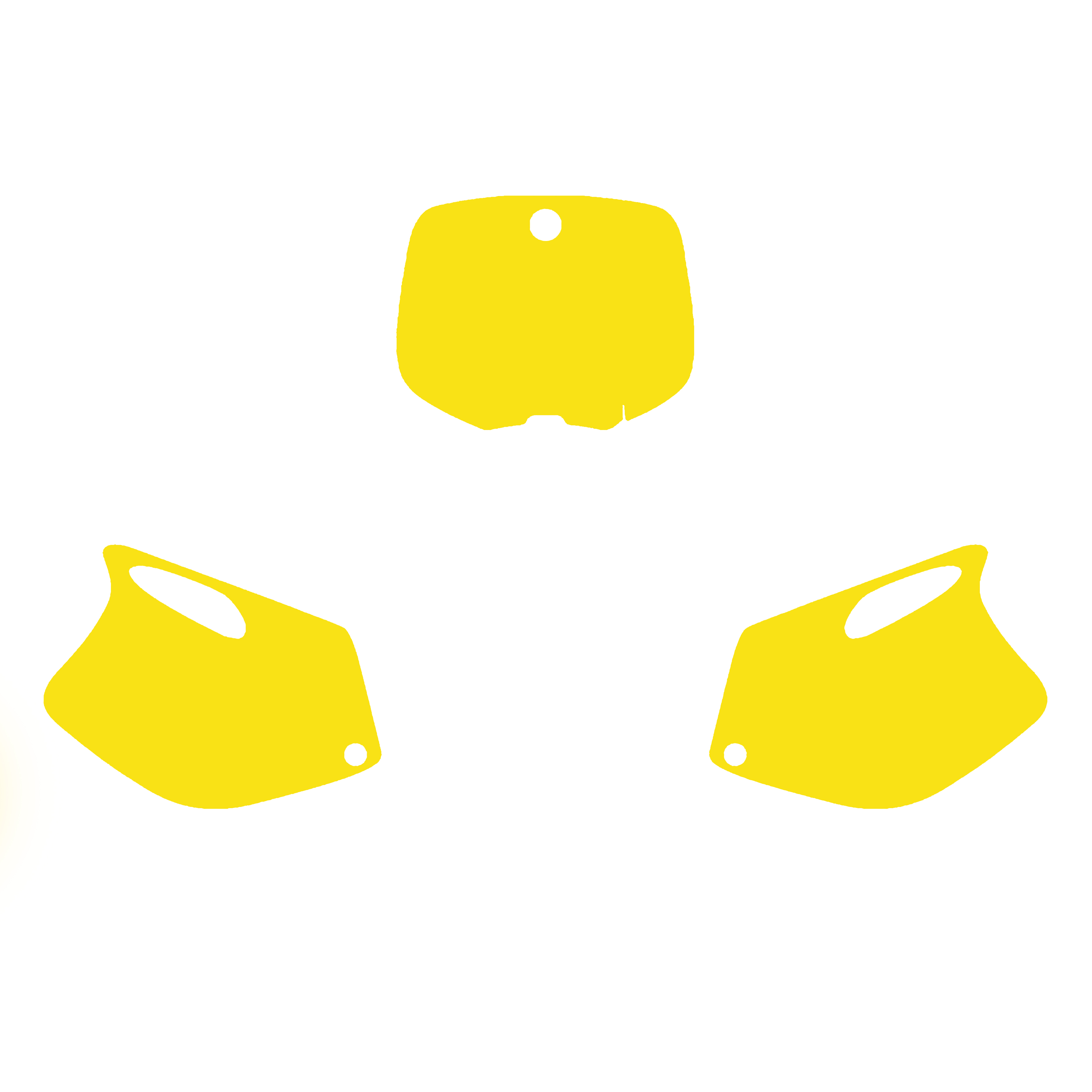 93-97 KTM SX YELLOW BACKGROUNDS, BLACKBIRD 3501/40 image 1
