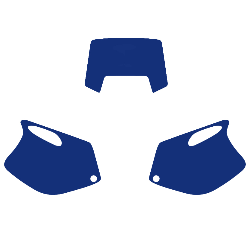 93-97 KTM EXC 2 STROKE BLUE PRECUT BACKGROUNDS, BLACKBIRD 3500/70 image 1
