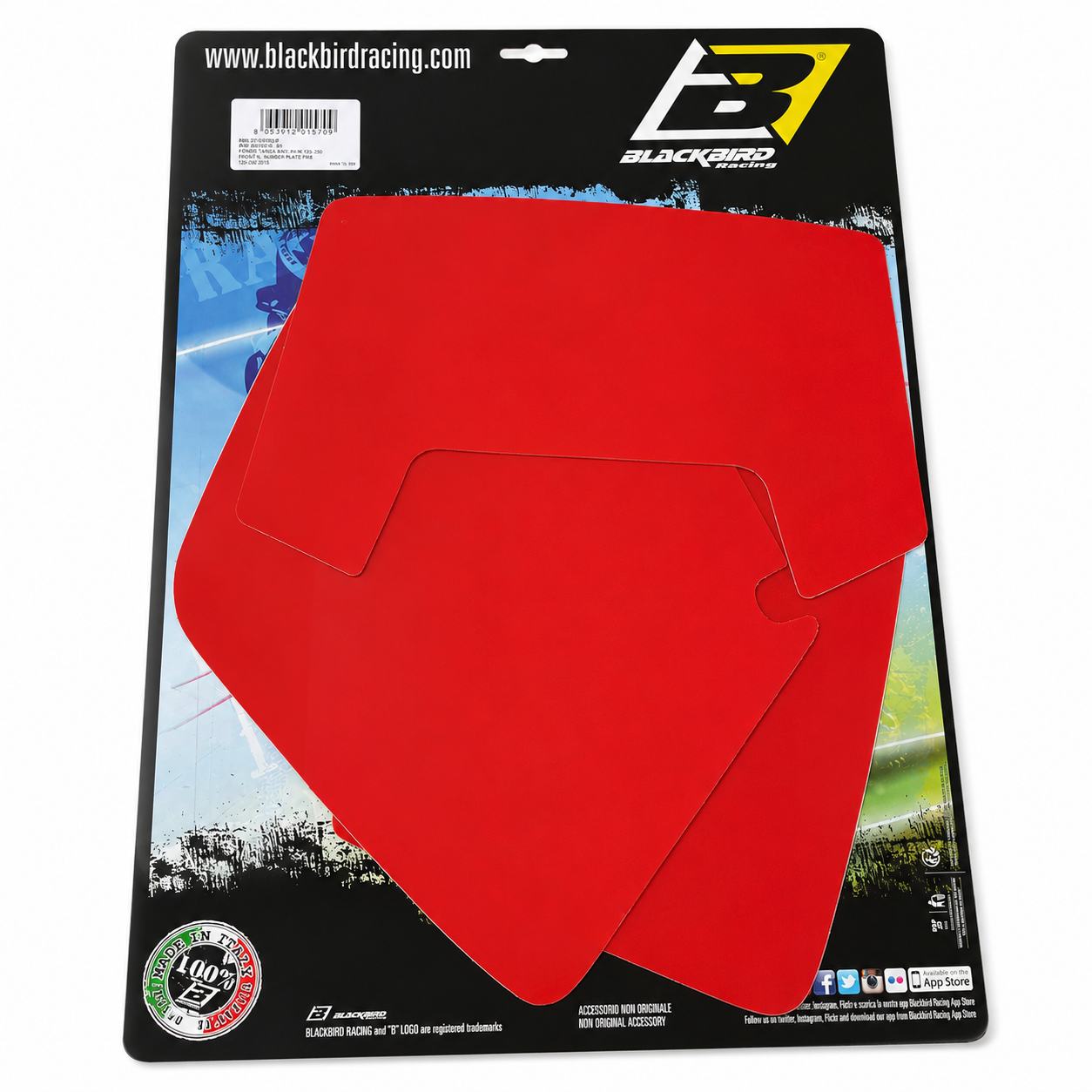 1998 KTM EXC 2 STROKE RED PRECUT BACKGROUNDS, BLACKBIRD 3505/60 thumbnail 2