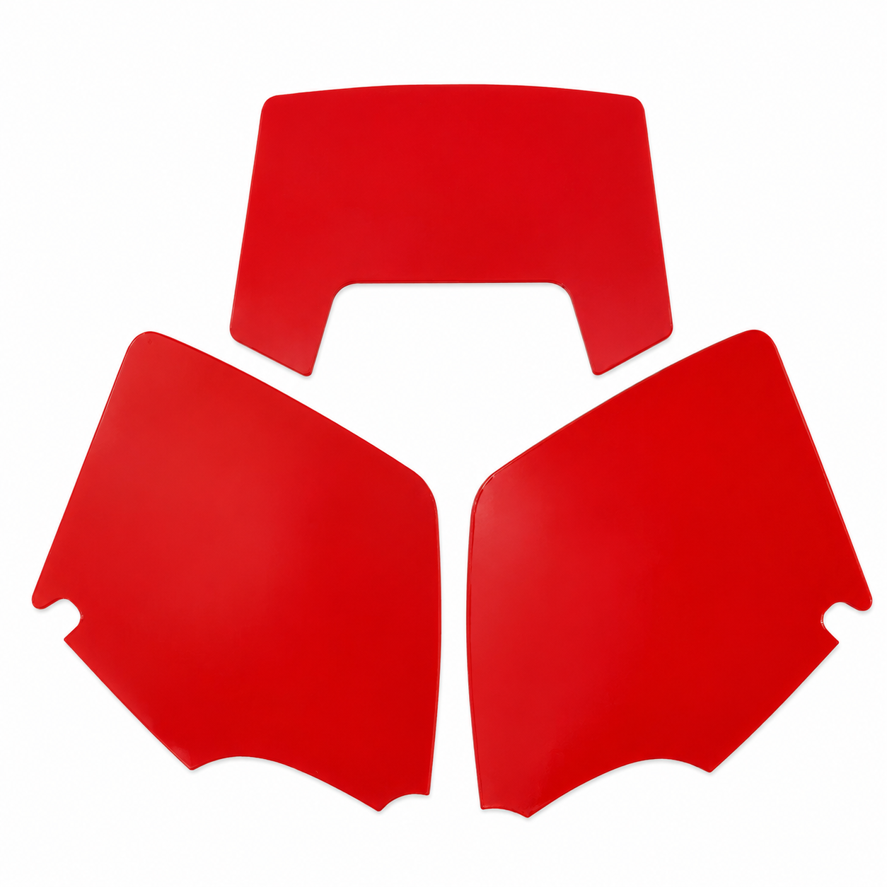 1998 KTM EXC 2 STROKE RED PRECUT BACKGROUNDS, BLACKBIRD 3505/60 image 1