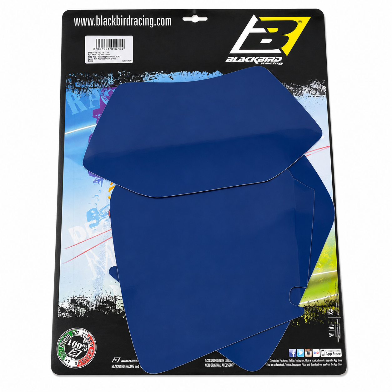 99-03 2 STROKE 00-03 4 STROKE KTM EXC BLUE PRE CUT BACKGROUNDS, BLACKBIRD 3506/70 thumbnail 2