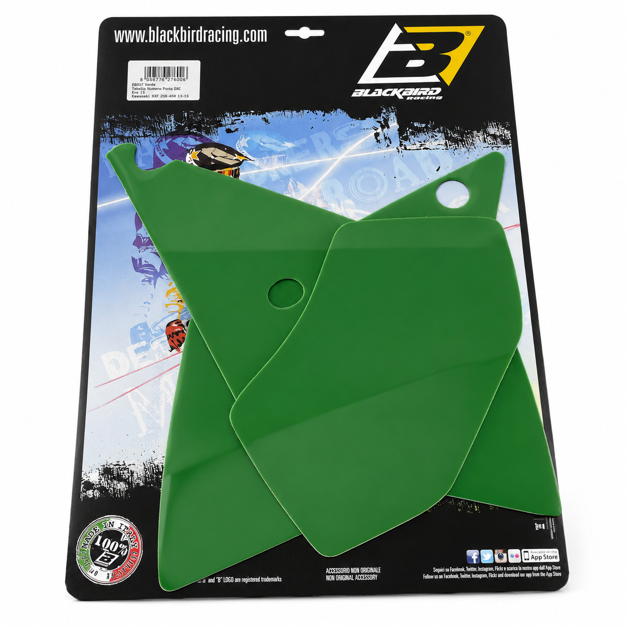 2004 KTM EXC GREEN PRE CUT BACKGROUNDS, BLACKBIRD 3510/30 thumbnail 2