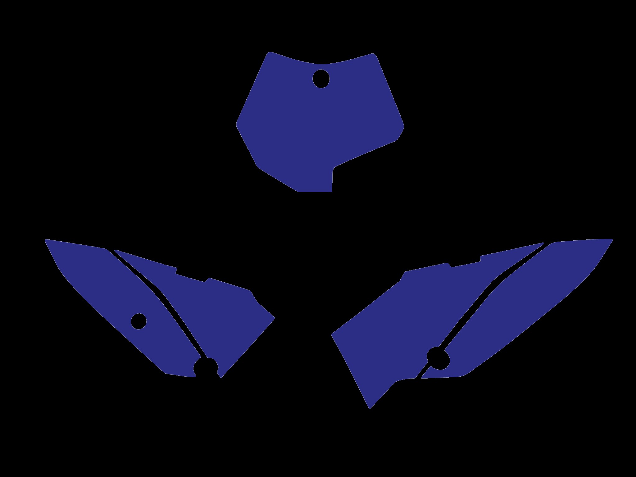 KTM SX 65 09-15 BLUE BACKGROUNDS, BLACKBIRD 3516/70 image 1