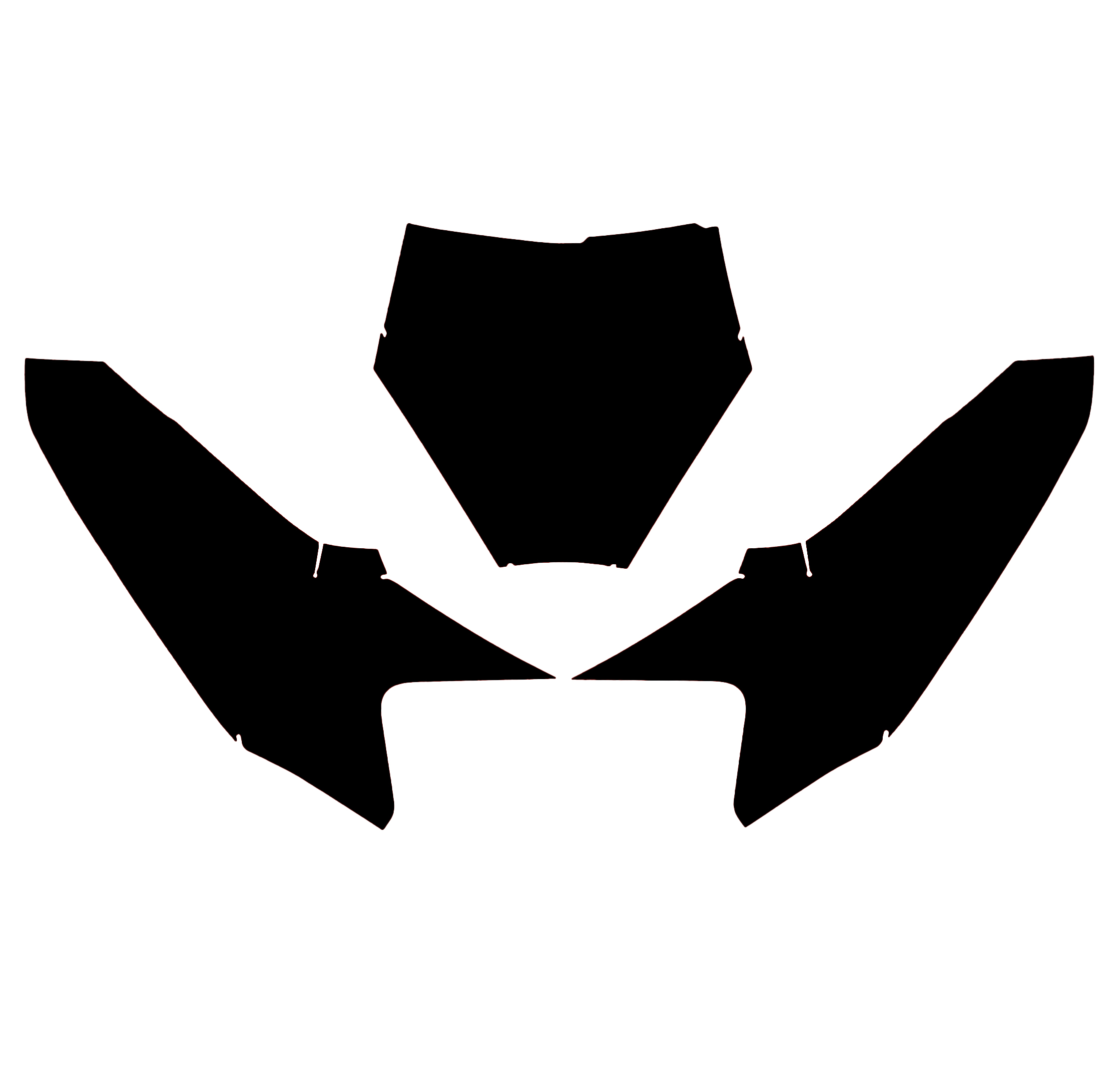 KTM SX 50 24-25 BLACK BACKGROUNDS, BLACKBIRD 3532/20 image 1