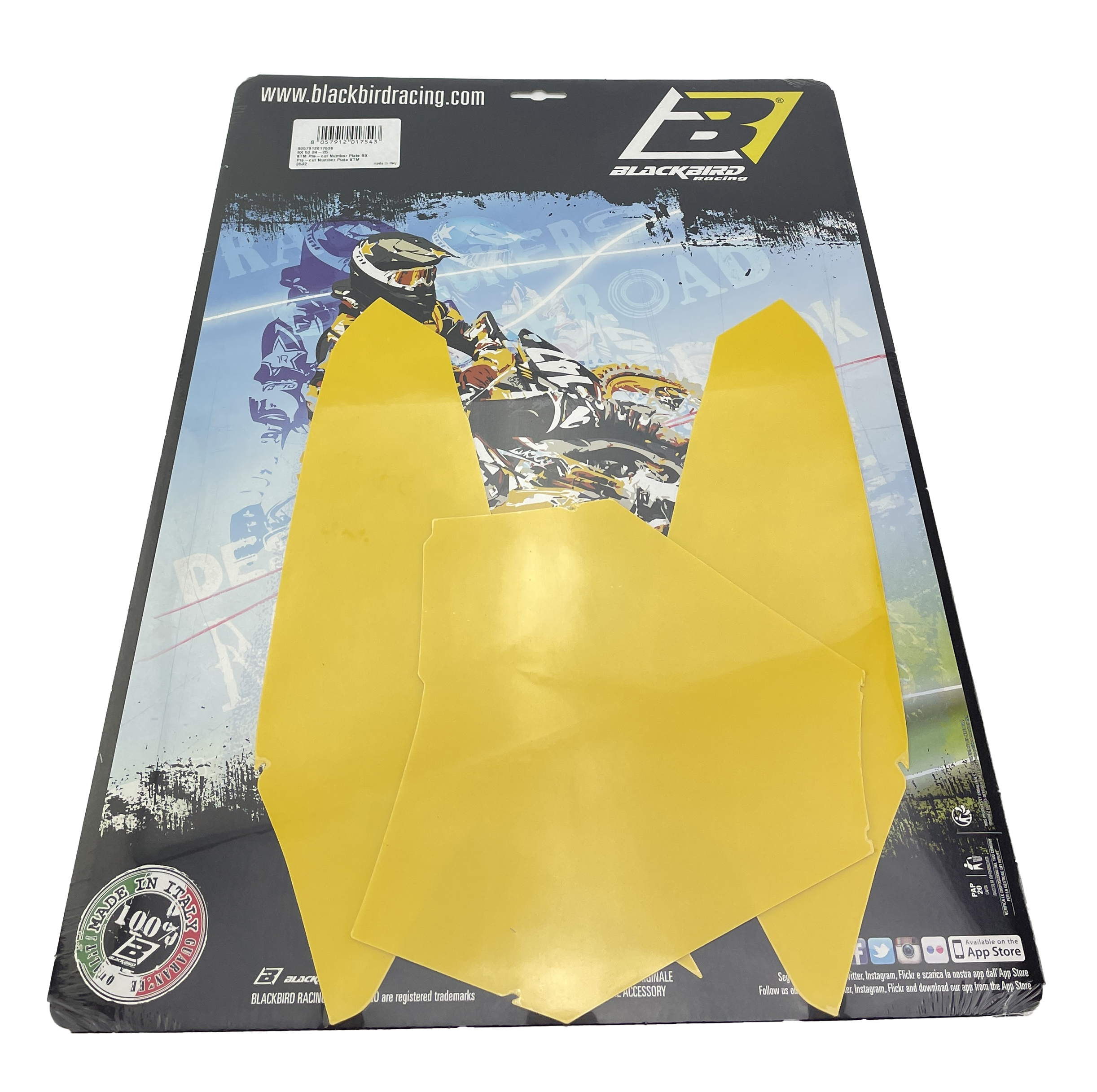 KTM SX 50 24-25 YELLOW BACKGROUNDS, BLACKBIRD 3532/40 thumbnail 2