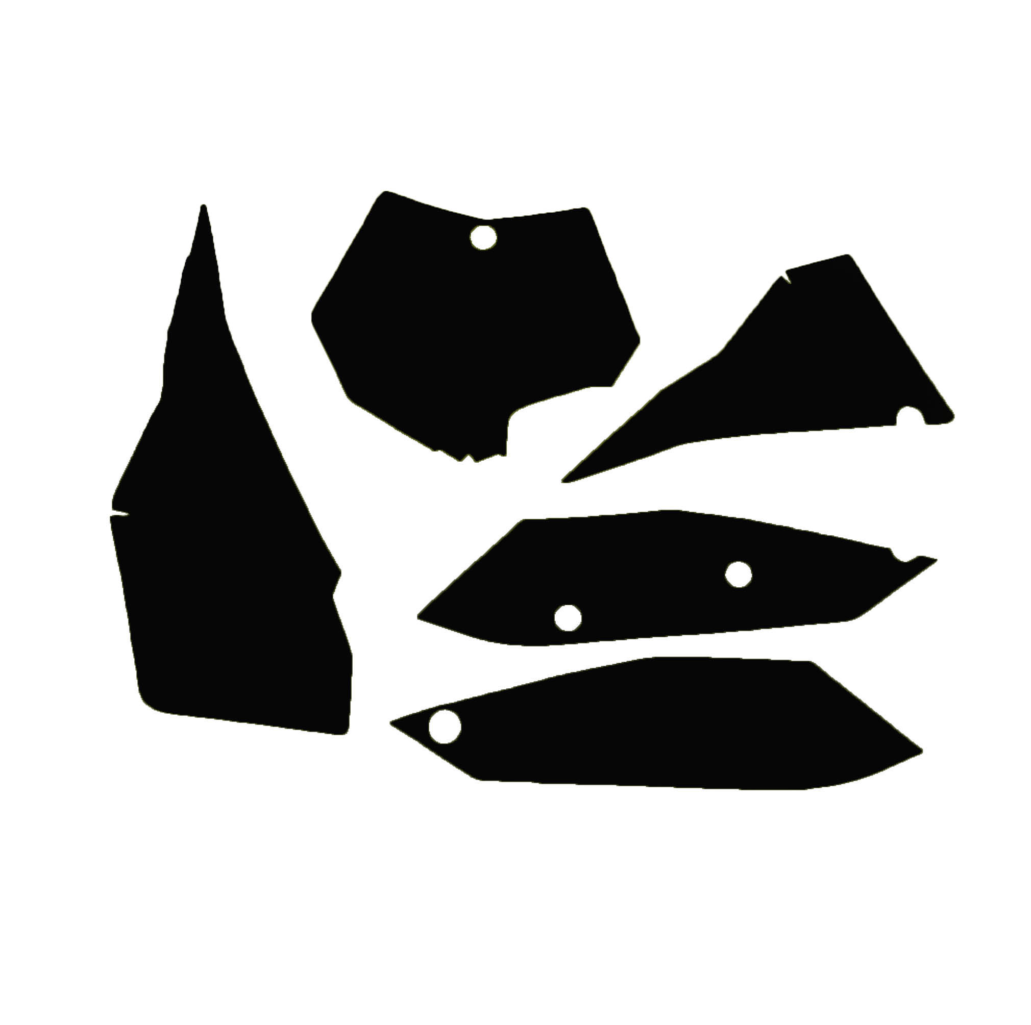 92 YZ125/250 BLACK BACKGROUNDS image 1