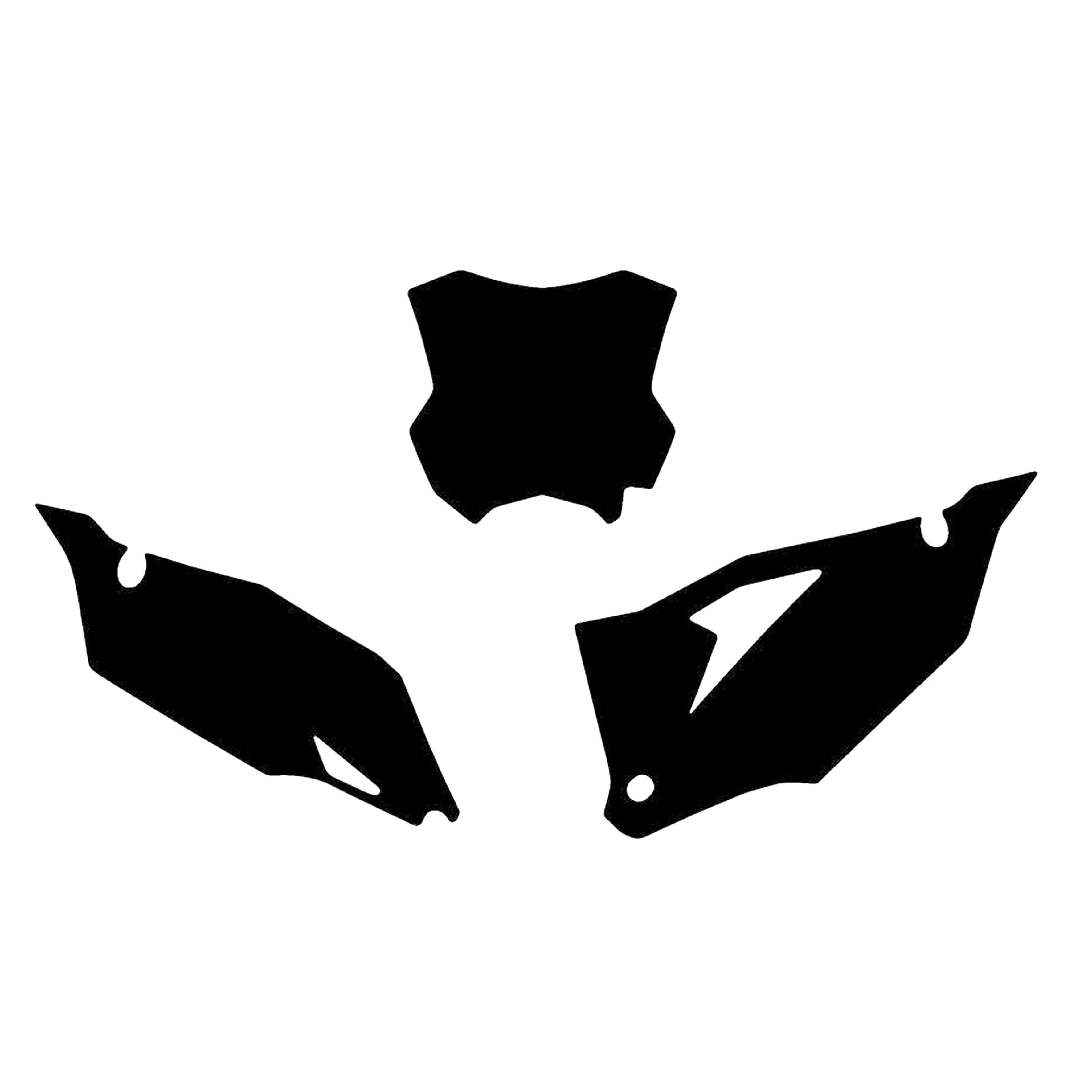 2019-23 KXF 450 BACKGROUNDS, BLACK BLACKBIRD 3420/20 image 1