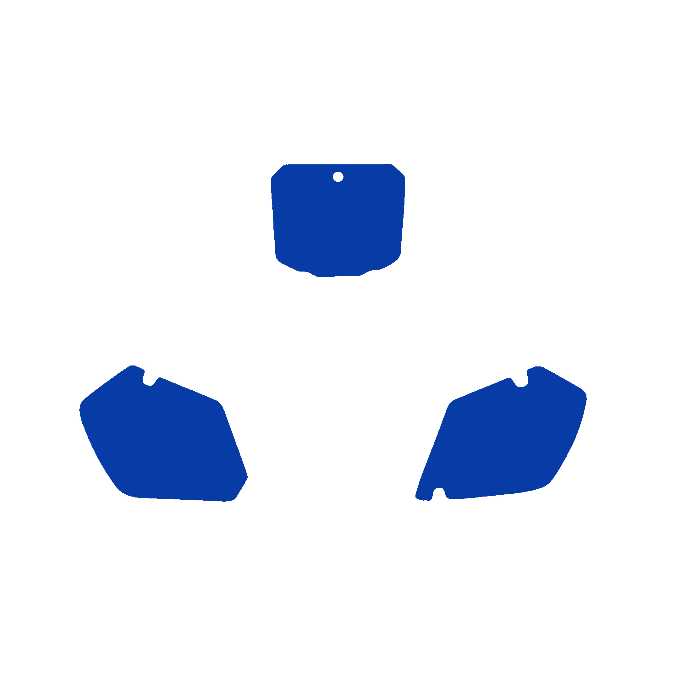 97-99 CR250, 98-99 CR125 BLUE, PRE-CUT MOTOCROSS BACKGROUND image 1