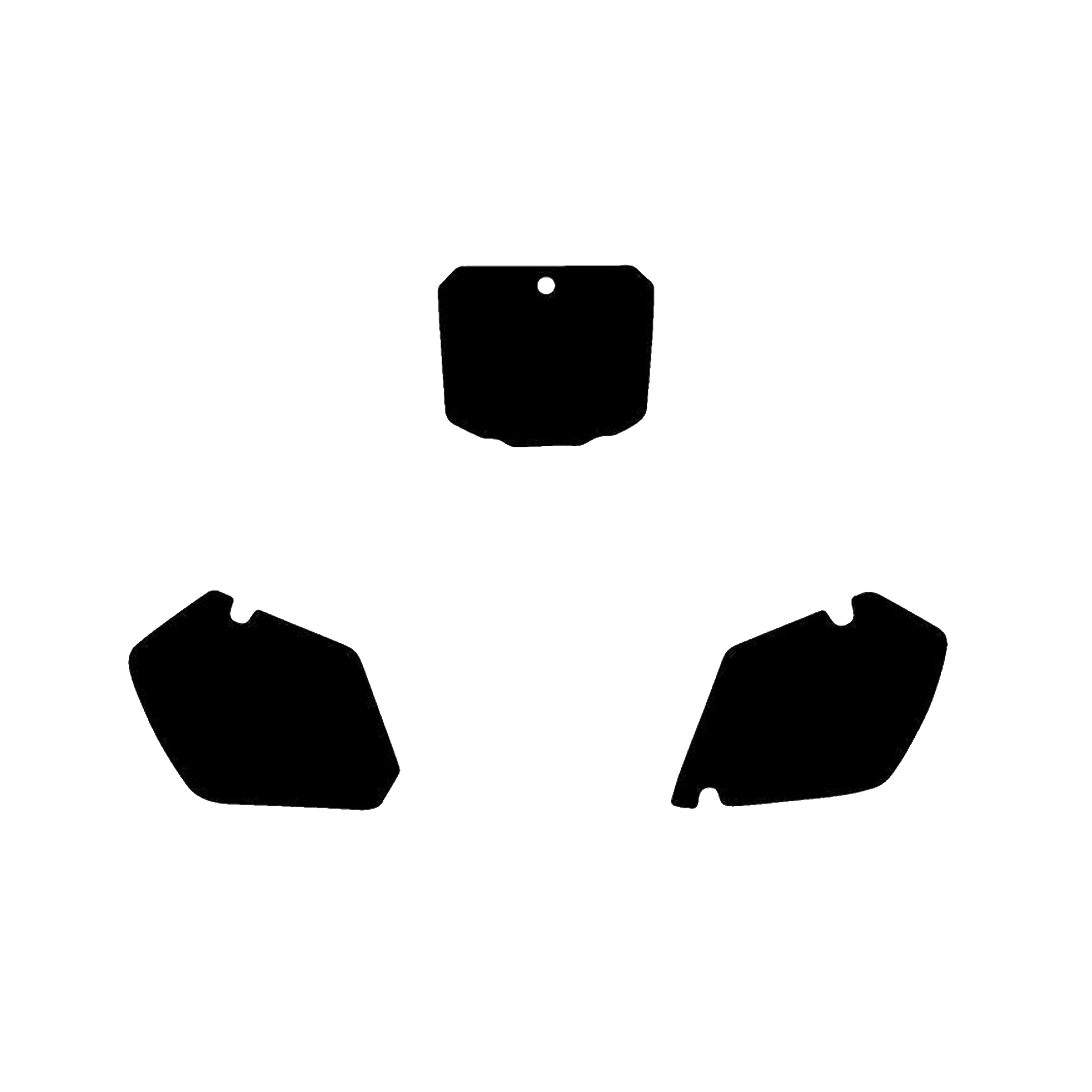 97-99 CR250, 98-99 CR125 BLACK, PRE-CUT MOTOCROSS BACKGROUND image 1