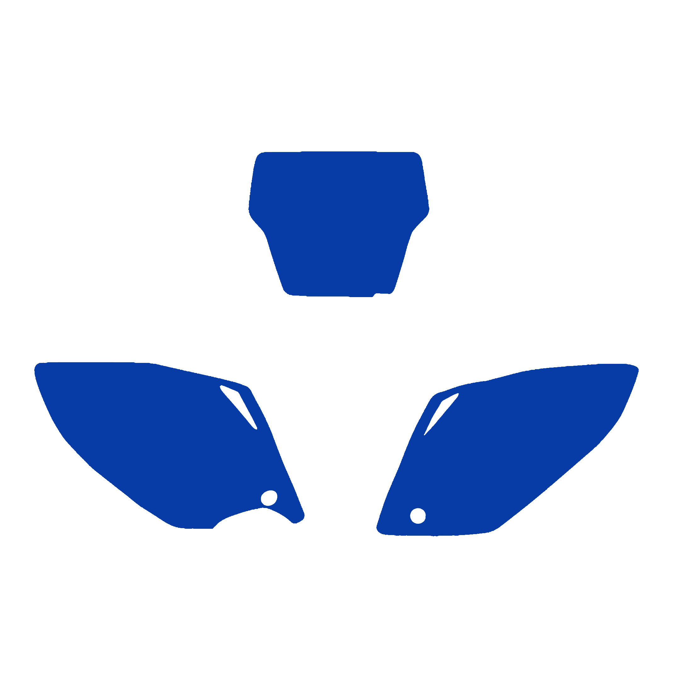 CRF450 05-07 BLUE BACKGROUNDS image 1