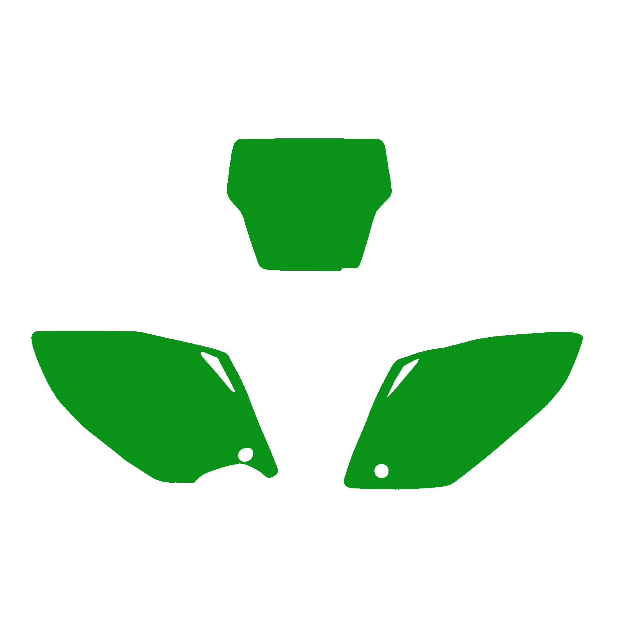 CRF450 05-07 GREEN BACKGROUNDS image 1
