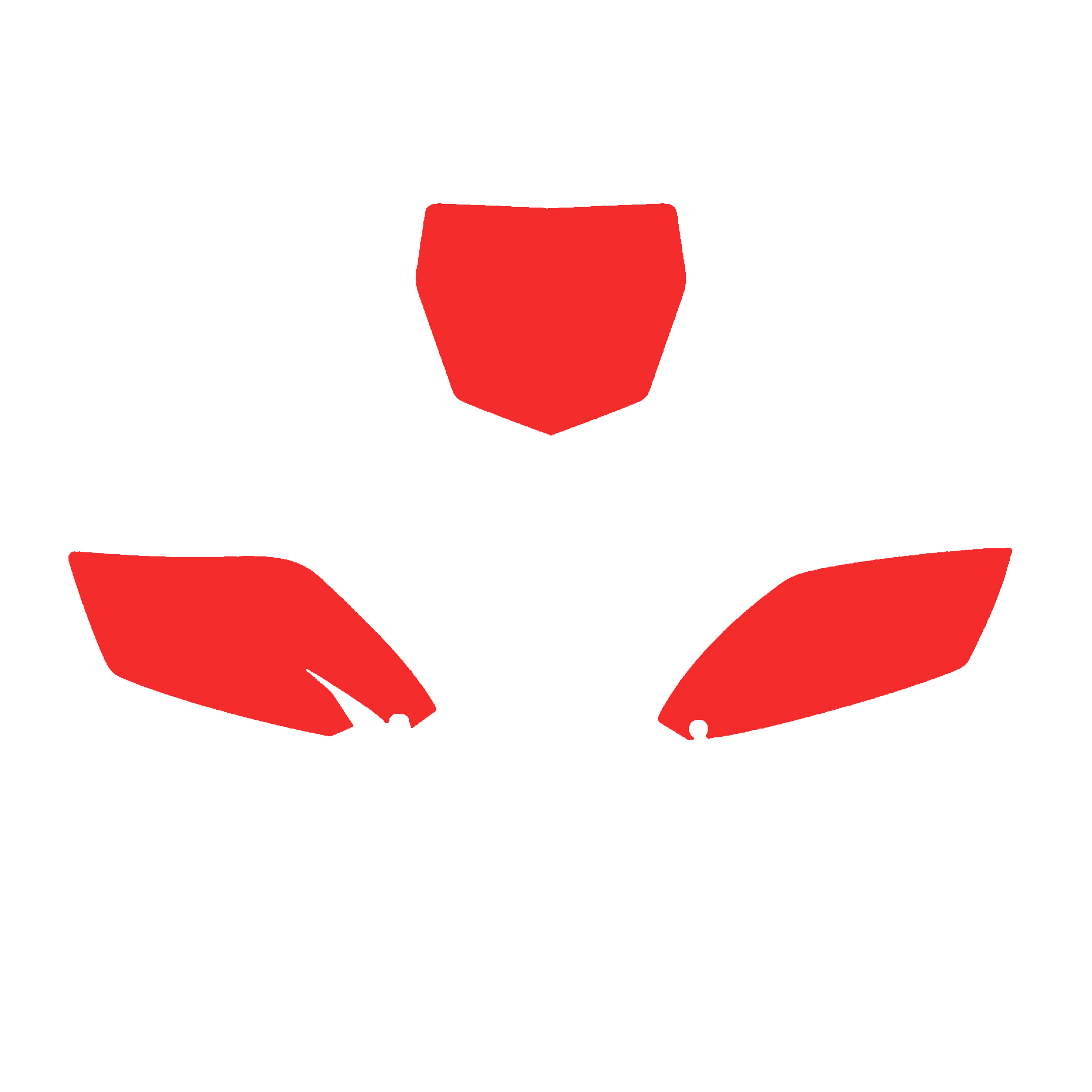 10-13 YZF250 BACKGROUND RED, BLACKBIRD 3219/60 image 1