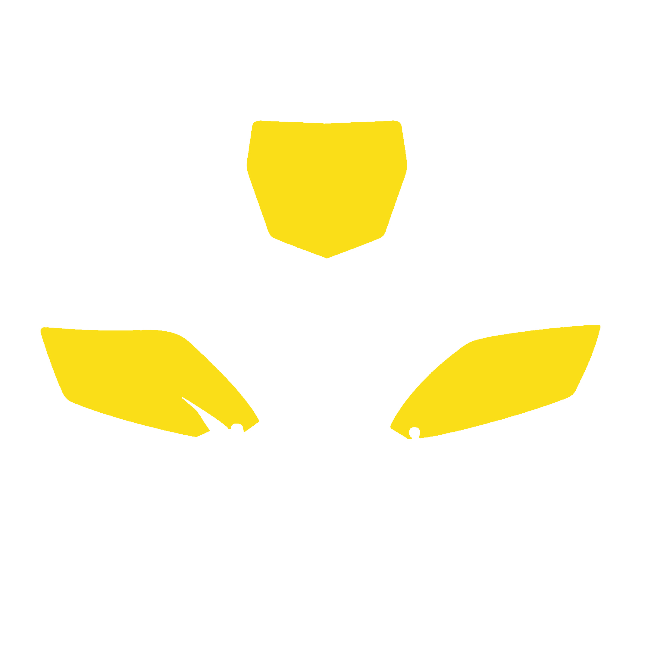 10-13 YZF250 BACKGROUND YELLOW, BLACKBIRD 3219/40 image 1